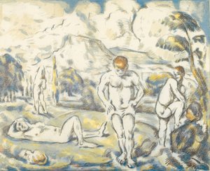 The Bathers (large plate)